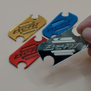 Emblem minyak rem akrilik sticker acrylic Beat