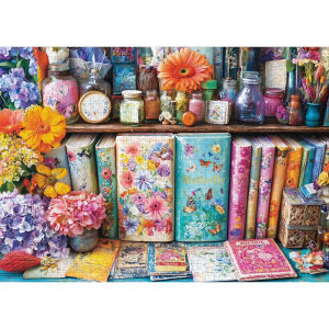 Kayou | 1000 Piece Puzzles for Adults Creative Flower Handbook Jigsaw Puzzles Educational Games Colorful Puzzles Gifts Home Decor