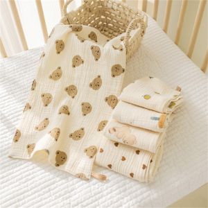 Cotton Muslin Baby Face Towel & Long Burp Cloth: Essential Baby Items