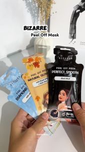 Perawatan Masker Kulit Wajah Bizarre Peel Off Face Mask 15 Ml Diamond Glow Natural Glow Natural Glowing Perfect Smooth
