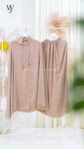 Mukena Anak 2in1 Santorini Silk Laser Cut Premium Amira Kids Series