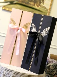 Rectangular Wings Proposal Birthday Gift Box Ceremony Sense Cash Cigarette Money Flower Bouquet Gift Box Empty Box for Boyfriend