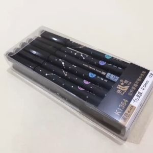 12pcs 0.5mm Black Ink Erasable Gel Pen K1364
