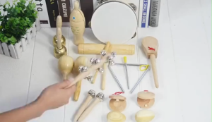 Orff Instrument Kids Wooden Musical Toy Percussion Instrument Teaching Aids Baby Early Educational Toys