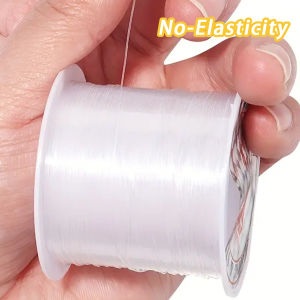 Clear Invisible Nylon Monofilament Fishing Line - Strong & Durable for DIY Crafts Jewelry Making Balloon Garlands & Decoration