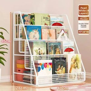 MINGZHIYIFAN | Mobile Storage Bookshelf Wheels