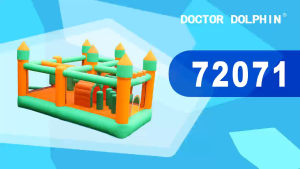 🔥READY STOCK🔥 NEW DOCTOR DOLPHIN 72071 model Inflatable Castle Sprinkler Slide Combination Kids Park Inflatable Slide