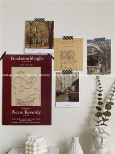 French Style Large Size Poster Wall Stickers Vintage Magazine Card Bedroom Wall Decor Room Background Wall Mural