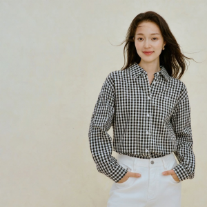 INMAN | Retro Check Long Sleeve Shirt