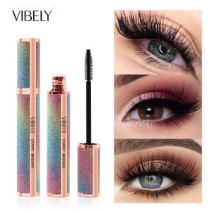 VIBELY Viral Hit Starry Glitter Mascara - Lengthening Volumizing Curling Waterproof Sweatproof Smudge-Proof Long-Lasting Bold L
