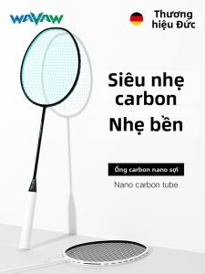 WAVAW | Vợt Cầu Lông Chuyên Nghiệp 4U Sợi Carbon Nhẹ