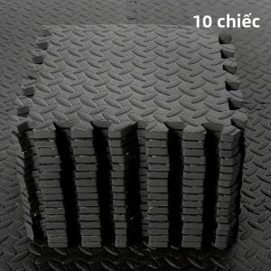 10 Chiếc Thảm Tập Yoga EVA Mềm 30X30Cm Chống Trơn Trượt Bền Đẹp Thoải Mái Cho Phòng Tập Thể Dục Tại Nhà Tập Thể Dục Dễ Dàng Lắp Ráp Thảm Màu Trơn