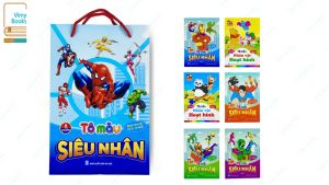 Sách - Tô Màu Siêu Nhân Dành Cho Bé Từ 2-6 Tuổi ( 6 Cuốn )