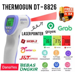 Terlaris Termometer Infrared Termo Thermo Thermometer Infrared Termogun Termo Gun Temperatur Pengukur Suhu Tubuh Badan kESEHATAN