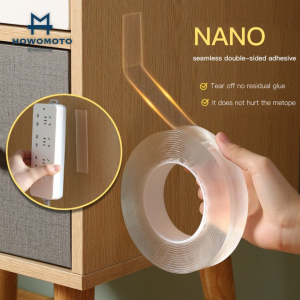 5M Clear Multifunctional Nano Tape Reusable Tape Double Sided Transparent Nano Adhesive Strips 5 Meter