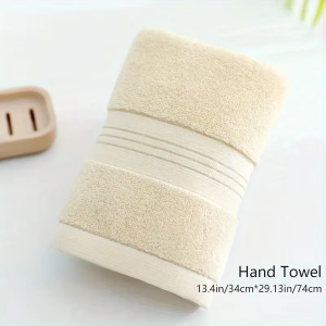 Skin-Friendly Towel - Strong Water Absorption Solid Color Universal Towel Suitable for Both Adults & Children