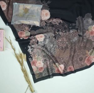 Hijab segiempat Motif Kalyna Terbaru sublim Kemasan(zipper lock/poch) + LEBEL LOGAM