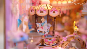 Tonecheer DIY Book Nook Sweet Dream Puzzles (TQ145) DIY Miniature Dollhouse