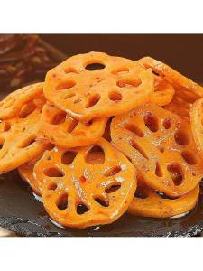 Spicy and Crispy Vegetarian Lotus Root Snacks