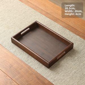 GIANXI | Small Walnut Wood Traditional Chinese Tea Serving Tray