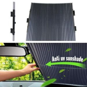 Window Car Sunshade Retractable Windshield Cover Curtain
