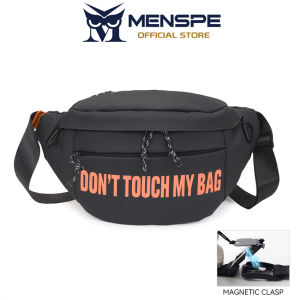 MENSPE Mens Chest Bag Motorcycle Messenger Bag Fashion Waist Bag Waterproof Film Bag Leisure Bag Sports Bag Large Capacity Casual Bag Outdoor Fitness Bag Travel Bag Business Bag