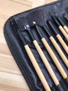 Bộ cọ trang điểm đầy đủ 24 cây kèm bao da Cọ Make up cá nhân lông cọ mềm mịn gồm 24 món dùng hàng ngày