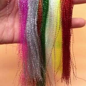MNFT 5Pcs Crystal Flash Fly Tying Materials Flashabou Tinsel Fishing Flies Making String Jig Hook Lure