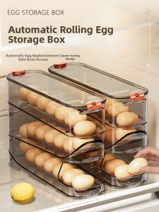 MEIZHUFU | Automatic Egg Roller Refrigerator Organizer