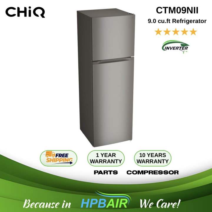 CHiQ CTM09NII 9 cu.ft Two Door Inverter No frost Refrigerator | Lazada PH