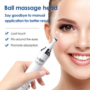 Dearbeauty Collagen Peptide Eye Cream Stay Up All Night Anti-Wrinkle Firming Eye Skin Roller Massage Reduce Dark Circles Eye Bags and Fine Lines Remove Fat Granule 15g