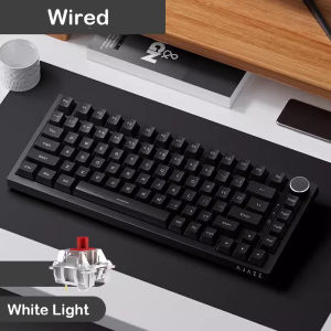ATTACK SHARK | AJAZZ AK820 / AK820 Pro 75% Mechanical Keyboard Wired or Tri-Mode RGB PBT Keycaps 81 Keys TFT Display by Version Options
