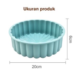 Cetakan Silikon Charlotte Loyang Pudding Cake Cokelat / Cetakan Kue Marmer Butter Cake