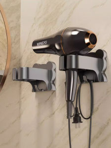 Giá Treo Máy Sấy Tóc Gắn Tường Nhà Tắm Giá Để Đồ Dùng Vệ Sinh Cá Nhân Bằng Nhựa Giá Để Đồ Dùng Gia Dụng