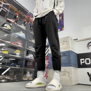 Quần Thể Thao Nam American Style Có Khóa Kéo Đôi Quần Tập Chạy Bộ Quần Thể Thao Basketball Quần Dài Thường Ngày Có Khóa Kéo