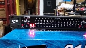 Live 215 Dual Channel 15 Band Graphic Equalizer/Limiter (Black)