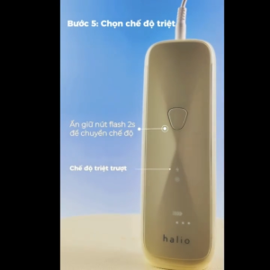 Máy Triệt Lông Halio SilkGlow IPL Sapphire Cooling Hair Removal Device - Bảo Hành Chính Hãng 24 Tháng