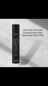 Keo Xịt Schwarzkopf Silhouette Hairspray Super Hold Giúp Giữ Nếp Siêu Cứng Dành Cho Mọi Loại Tóc 500ml