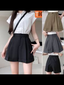 Quần short đùi nữ ống rộng lưng thun sau lai lật chất liệu cao cấp siêu cute - S02