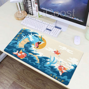 Bandai | Anime Pokémon Gyarados Mouse Pad Gamer Mousepad Rubber Lock-edge Mausepad Pc Keyboard Desk Mats Gaming Accessories Desk Decrot
