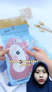 Penutup Mata Ekspresi with Gel Dingin Lembut Masker Tidur Motif Lucu