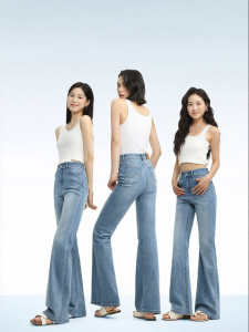 HIPPIE MISS | Custom Tall Short Light Color Skinny Flare Jeans