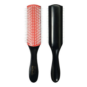 9-Rows 4 Color Detangling Hair Brush Denman Detangler Hairbrush Scalp Massager Straight Curly Wet Hair Comb Salon Hairdressing
