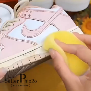 🔥🔥【BUY 1 TAKE 1】White Shoe Cleaning Cream Shoe Stain Remover Shoe Cleaner for White Sneake Shoes Whitening Cleansing Gel With Wipe Sponge free brush shoe artifact