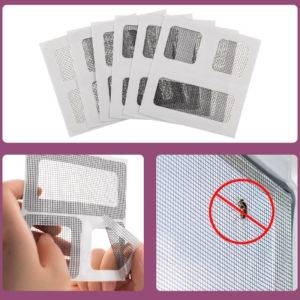 5/20Pcs Window Mosquito Net Repair Tape Self Adhesive Strong Anti-Insect Fly Mesh Broken Holes Patch