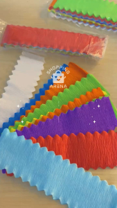 Potongan Kertas Crepe Klobot Krep 1 Bungkus isi 10 Warna Warni Berpola Hiasan Ulang Tahun Pesta Agustusan Kemerdekaan Menghias Hias Krepe Kobot Bahan Kerajinan Tangan Bunga Renda Cantik Potong Pack Murah Cantik Sekolah DIY Shopping Arena Malang