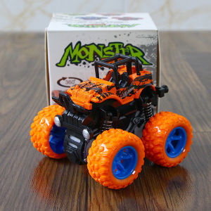 Monster Truck Toys Friction Powered Toy Cars Push and Go Vehicles for Kids Best Christmas Birthday Party Gift for Boys Girls