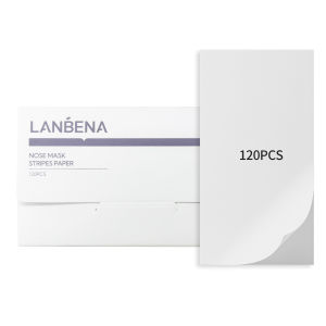 LANBENA | LANBENA 120 Pcs Nose Mask Stripes Paper 85*45mm Size Tear-off Paper Nose Patches For Blackheads Cleansing Skin Care Tool