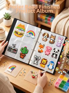 QITE | Large Capacity Bead Art Organizer Book