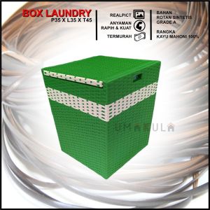 BOX LOUNDRY WARNA WARNI MODERN LACI SUSUN  SAMPING SUSUN ATAS Murah / Buffet Rattan 2 Susun Samping / Meja Tempat TV dan DVD Rottan Minimalis P 35 X L35 X T 45 / Lemari Antik Serbaguna Modern Klasik Tradisional Model Terbaru